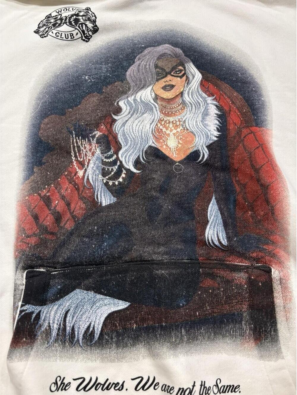 Darc Sport x Marvel Hero Elite Collab Black Cat Hoodie NWT